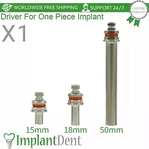 1x Avvitatore Dentale per Apparecchio Un Pezzo L-15.0mm, 18.0mm, 50.0mm Strumento Odontoiatrico - Foto 1 di 12