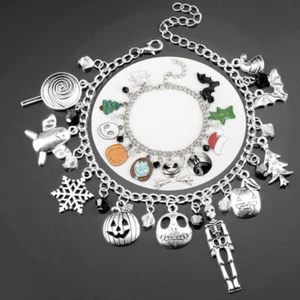 Pulsera Pesadilla antes de Navidad Jack Skellington Sally - Imagen 1 de 10
