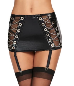 schwarzer Strapsgürtel GB072 - XL - Bild 1 von 3