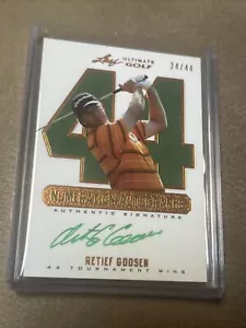 2012 Leaf Ultimate Golf Retief Goosen Green Ink Auto #BA-RG1 Numeration /44 C9 - Picture 1 of 1
