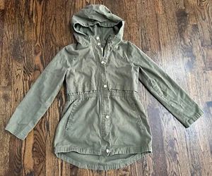 C&C California Mädchen Frühling Armeegrün Kapuzenjacke Größe 12 - Bild 1 von 4