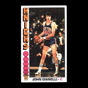John Gianelli 1976-77 Topps New York Knicks #117 Great Vintage!