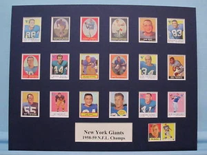 New York Giants - 1958 & 1959 NFL East Champions - Picture 1 of 1