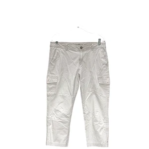 Eddie Bauer Cream Capri Pants - Women's Size 12 - Picture 1 of 4