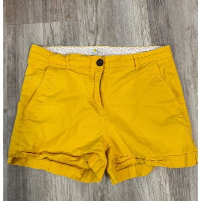 Pantalones cortos chinos Boden amarillos de mezcla de algodón para mujer EE. UU. 10 Foto 1 de 4