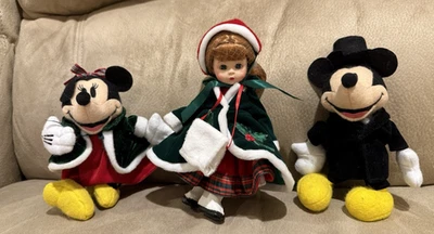 Boneca vintage 2006 Madame Alexander 8" cantando com Mickey & Minnie #42610 ~ SEM CAIXA - Imagem 1 de 4