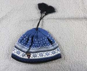 Gorro Dale of Norway Talla Única Estampado Isla Justa Borla Lana Pura Nuevo - Imagen 1 de 6