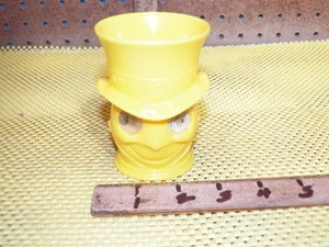 Tazza plastica gialla vintage DISNEY "JIMINY CRICKET" con occhi lenticolari Googly - Foto 1 di 6