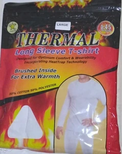 Herren Thermo T-Shirt Neu Langarm Large In OVP Ungeöffnet  - Bild 1 von 2