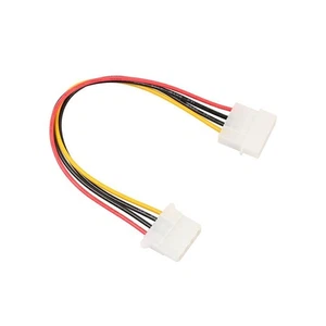 50cm Power Extension Cable 4 pin LP4 Molex Male to Female 0.5m - Picture 1 of 8