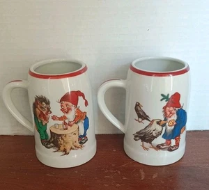 Taza infantil Stein GNOME Rien Pourtvliet (?) DE COLECCIÓN KK ALEMANIA Lote 2 Porcelana Gnomos - Imagen 1 de 9