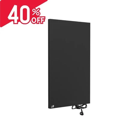 SCHMIDBAUER® Infrarotheizung Schwarz Hybrid V 1400Watt Thermostat Elektro B-Ware - Bild 1 von 4