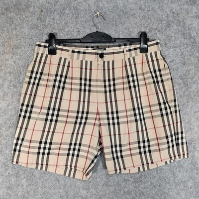 Pantalones Cortos Burberry Gosha Rubchinskiy Talla XL Beige Cuadros Nova Años 90 Informales W36 Foto 1 de 4