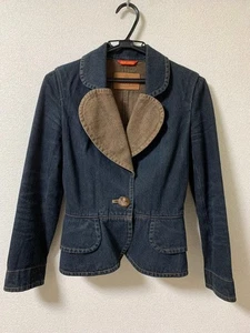 Chaqueta Vivienne Westwood Etiqueta Roja Denim Love Talla S Rara 2511TK - Imagen 1 de 3