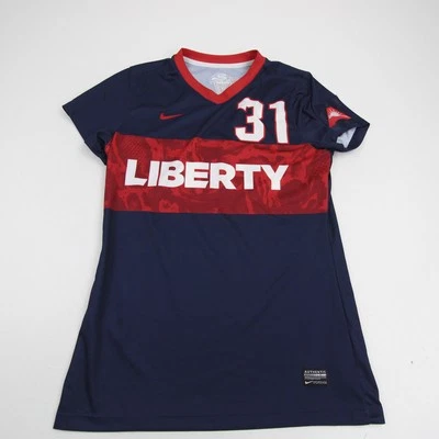 Liberty Flames Nike Practice Jersey - Soccer Women's Navy/Red Used - Image 1 of 4