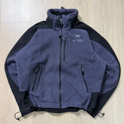 Chaqueta De Colección Arcteryx Gamma AR Polar Cremallera Completa Mujer Gris Medio Negro Años 90  Foto 1 de 4