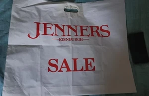 JENNERS Sale " Plastik Tragetasche groß Sammlerstück selten Vintage Top Zustand - Bild 1 von 7