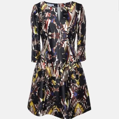 Vestido para mujer estampado Oscar de la Renta talla 8 nuevo sin etiquetas Foto 1 de 4