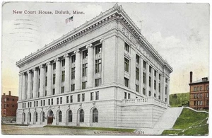 Anfang 1910 PC New Court House; Duluth, Minn. - Bild 1 von 1