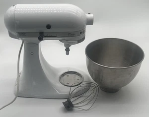 KitchenAid Classic Series K455 4.5 Quart Tilt-Head Stand Mixer - White - Picture 1 of 12
