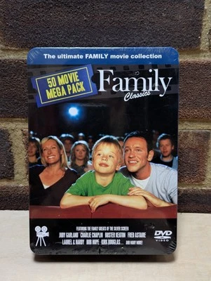 Family Classics 50 Movie DVD Mega Tin Collection Boxset Greats of Silverscren - Image 1 of 4