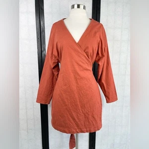 MAJORELLE Wickelkleid Terracotta - Bild 1 von 7
