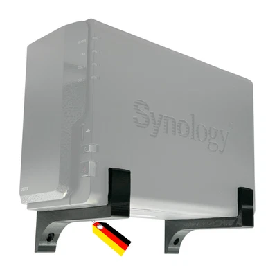 MECHONIX Halterung für Synology Diskstation DS224+, DS223, DS225+, DS211+, DS212 (+) usw.