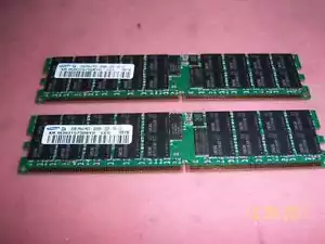 4GB(2x2Gb) Dell PowerEdge 1850 2850 6850 DDR2 PC2-3200r ECC 240Pin Server Memory - Picture 1 of 1