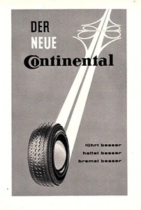 3w26974/ Alte Reklame aus 1961 – Continental Reifen - Bild 1 von 1
