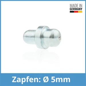 DIN 3402A K1 5mm Stahl verzinkt Kugelschmiernippel Schmiernippel - Picture 1 of 1