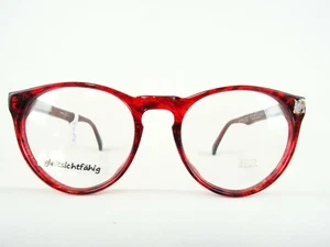 ZOLLITSCH ALF gafas rojas unisex montura de gafas panto forma de pantufero nuevo talla S - Imagen 1 de 8