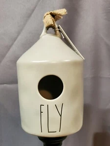 Rae Dunn Grey Fly Zylinder Vogelhaus - Bild 1 von 2