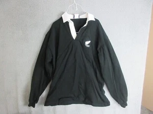 Halbro Clothing New Zealand Rugby Shirt Men 3XL Black - Picture 1 of 8