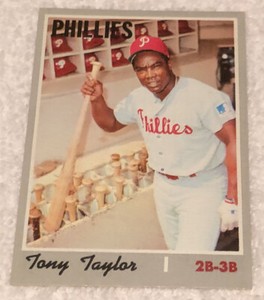 1970 Topps Tony Taylor Philadelphia Phillies 2nd base/3rd base #324