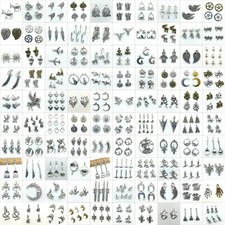 Lot Antique Silver Charms Pendant For Earrings Bracelet Necklace 100+ Styles
