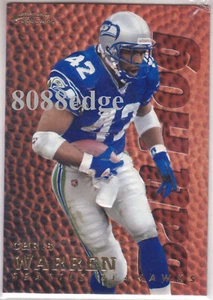 1996 PINNACLE ACTION PACKED BALL HOG: CHRIS WARREN #11 OF 12 SEATTLE SEAHAWKS - Picture 1 of 1