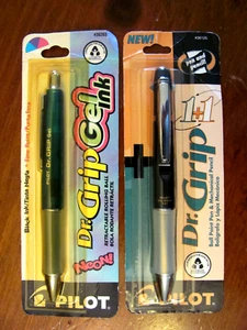 DR.GRIP PILOT NEON GEL TINTE SCHWARZE TINTE & 1+1 KUGELSCHREIBER + DRUCKBLEISTIFT NEU IN VERPACKUNG - Bild 1 von 6