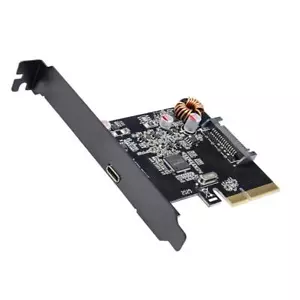 Single Port USBC 3.2 Gen 2x2 PCIe Gen 3 x4 Expansion Card ASMedia - Picture 1 of 5