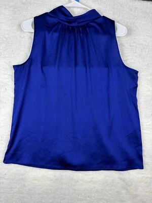 Blusa Halter Azul Mujer Blusa Mediana Top Sin etiqueta pero probablemente una mediana Foto 1 de 4