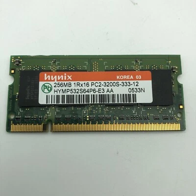 256MB PC2-3200s DDR2 400Mhz SoDimm Dell Acer Sony HP Compaq Notebook Ram Memory - Image 1 of 4