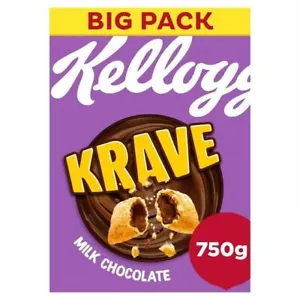 Kellogg's Krave Milk Chocolate Breakfast Cereal 750g - Picture 1 of 1