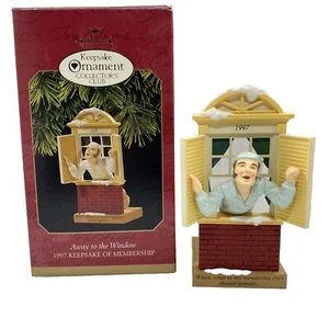 1997 Hallmark Ornament The Night Before Christmas Holiday "Away to the Window" - Bild 1 von 11