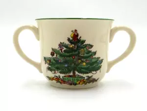 Spode Christmas Tree, Doppelgriff, Baby 1. Tasse - hält 8 Unzen - Bild 1 von 7