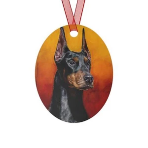 Dobermann Pinscher Metall Weihnachtsschmuck - Bild 1 von 4