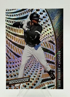 Luis Robert 2021 Panini Chronicles Baseball #38 Revolution Fractal - Image 1 of 2