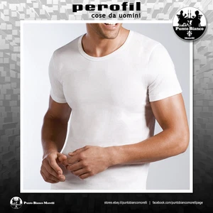 PEROFIL | Halbarm | Herren Kurzarm Shirt 100% Baumwolle Garn aus Schottland - Bild 1 von 1