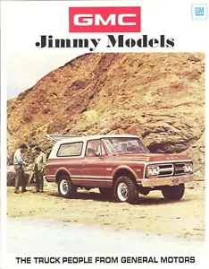1971 GMC Jimmy Broschüre CE-CS 1500/KE-KS 1550 Händler Verkaufsbroschüre - Neuwertig! - Bild 1 von 1