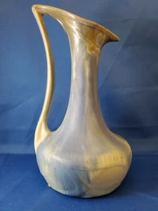 Vintage Faience Faiencerie De Thulin Belgium Pottery Art Deco Vase 1920's - Picture 1 of 7