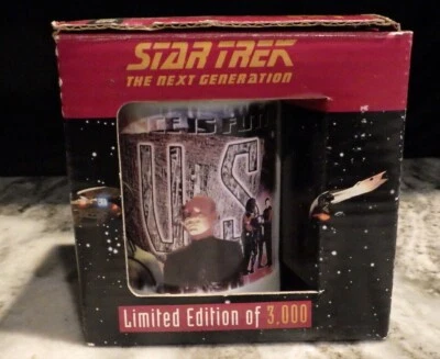 Taza Locutus Cerámica Edición Limitada Star Trek TNG con Tarjeta de Coleccionista de Metal  Foto 1 de 4