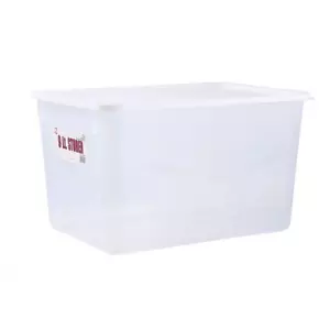 24 x 9L Plastic Storage Box Container Food Grade Fridge Freezer Organizer Tub - Picture 1 of 2